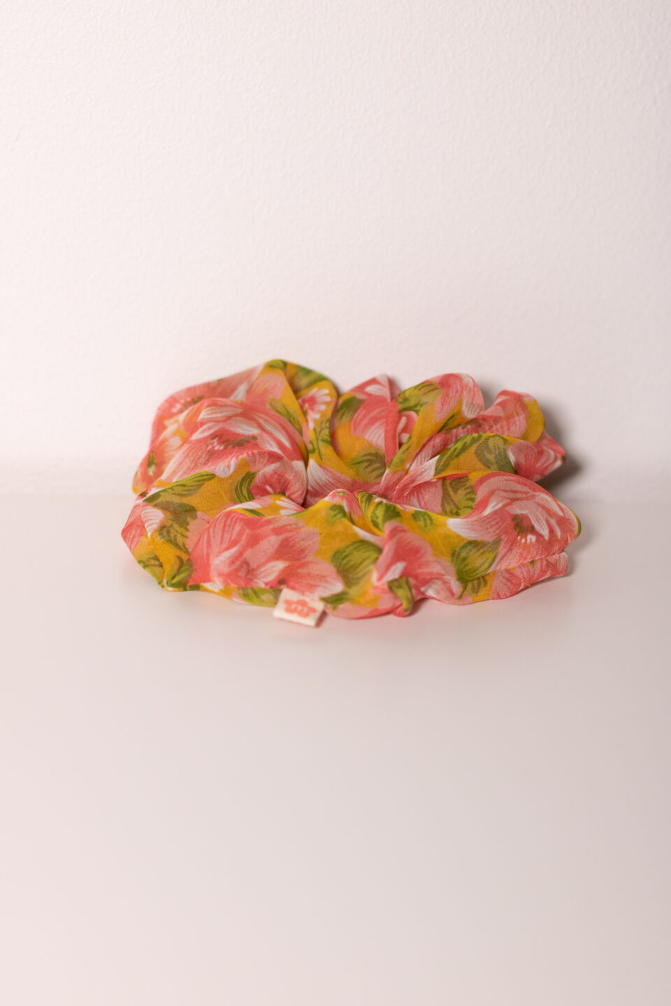 Summer Upcycled Sari Scrunchie #8