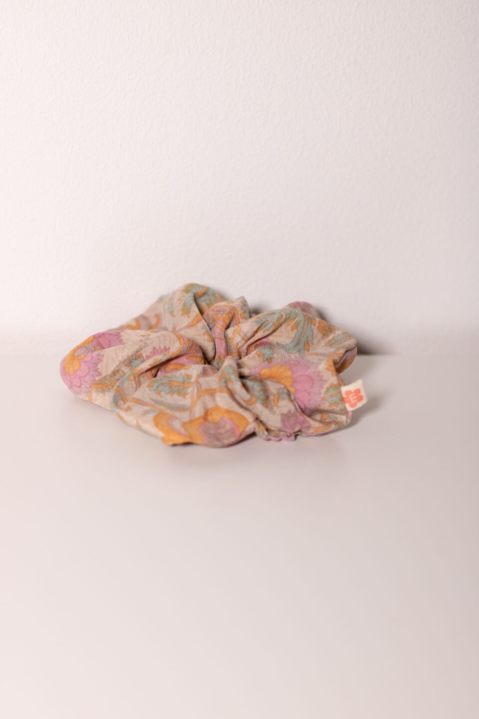 Upcycled Sari Scrunchie #1