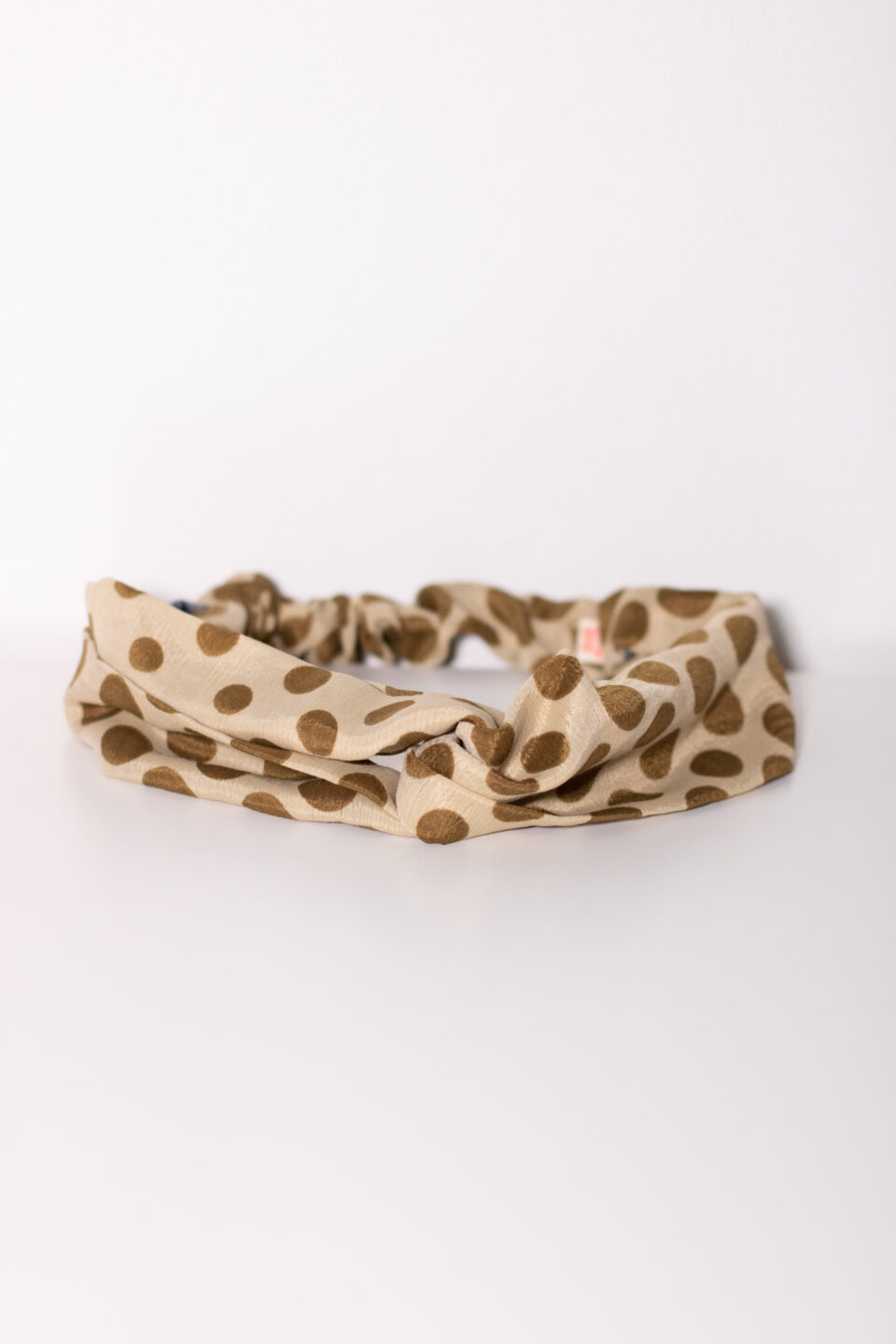 Summer Upcycled Sari Knot Headband #1