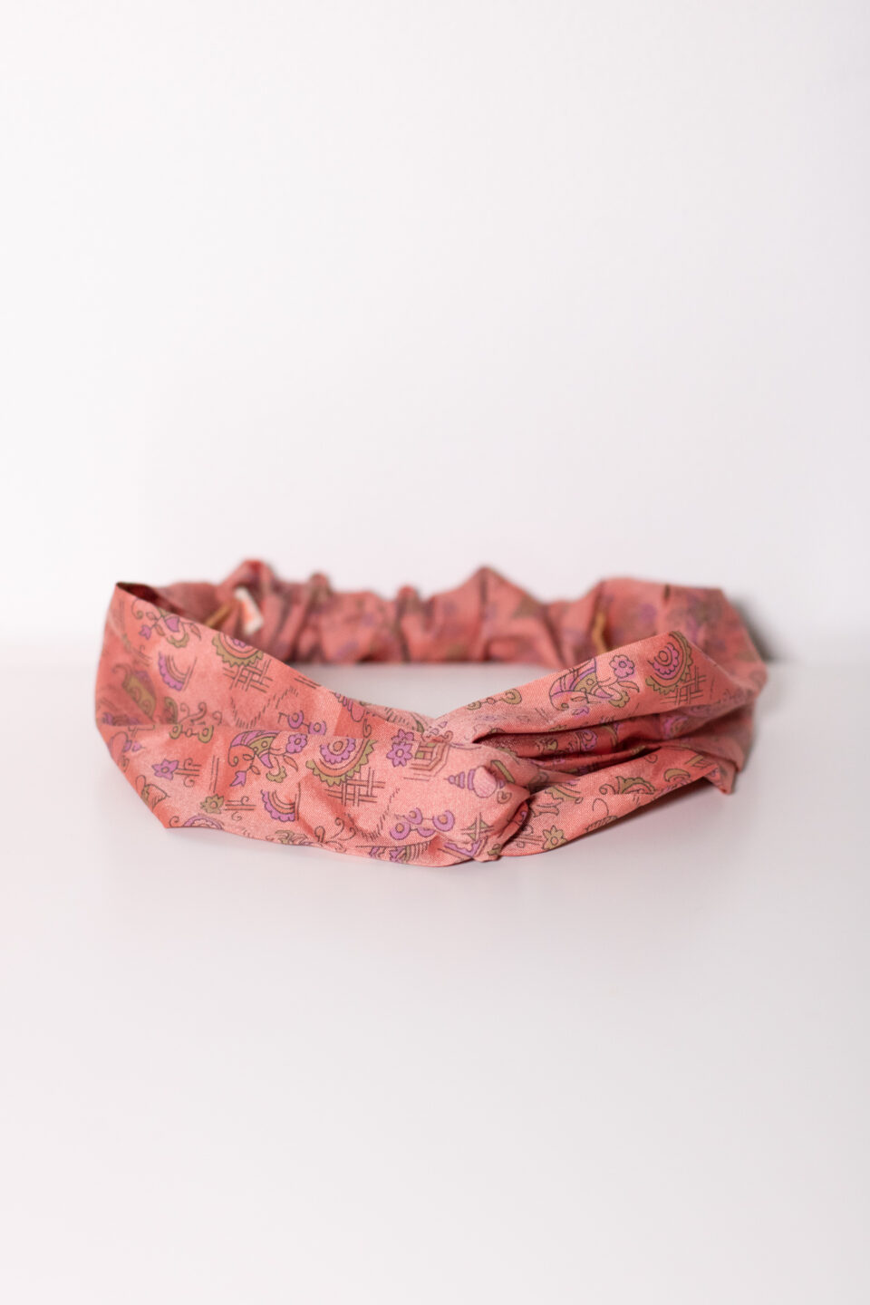 Summer Upcycled Sari Knot Headband #6