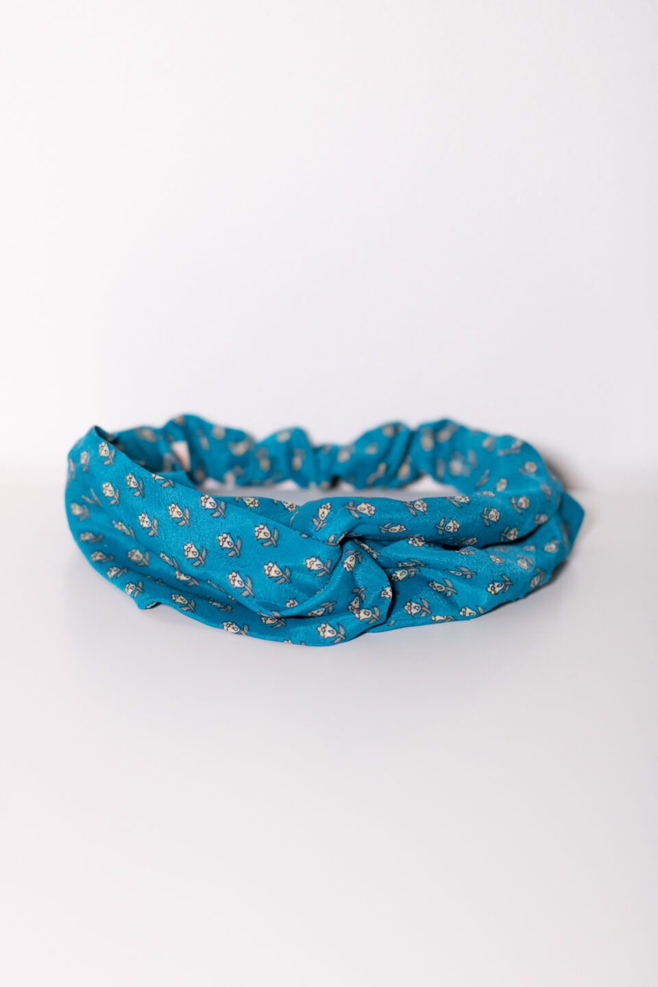 Summer Upcycled Sari Knot Headband #7