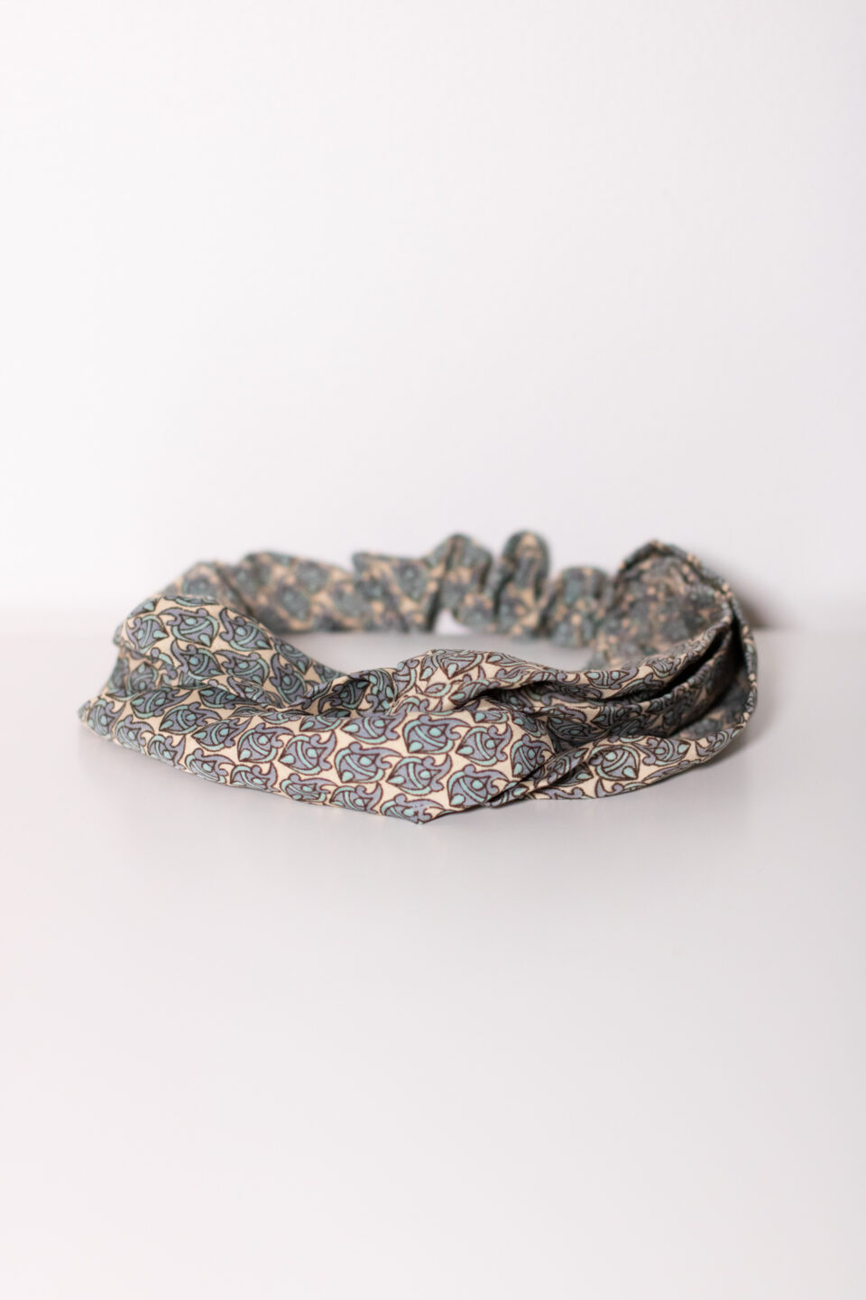 Summer Upcycled Sari Knot Headband #9