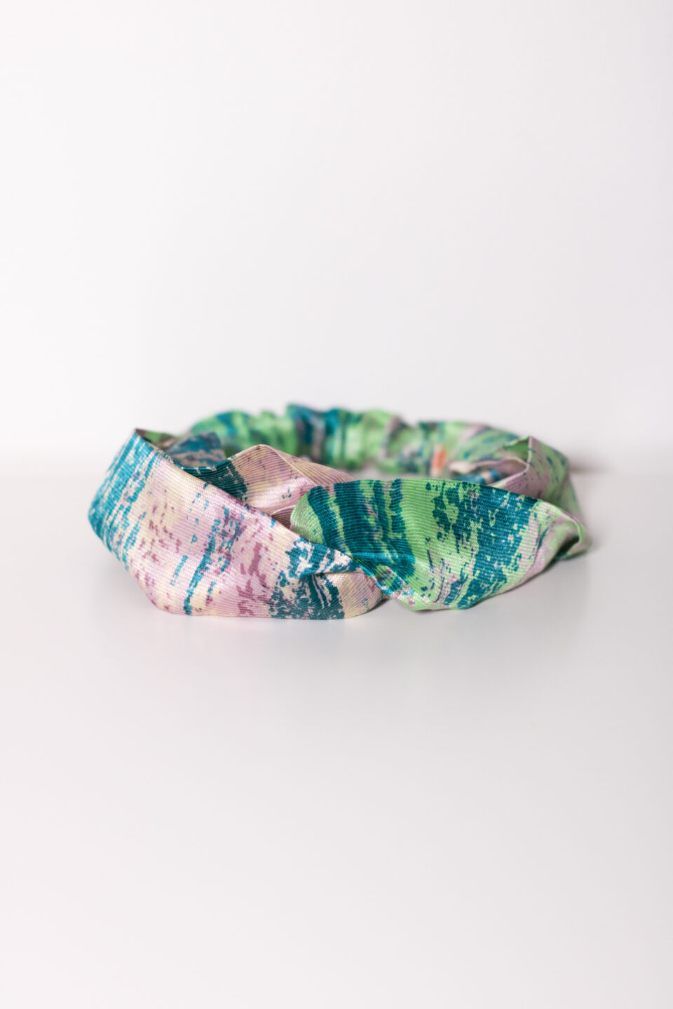 Summer Upcycled Sari Knot Headband #10