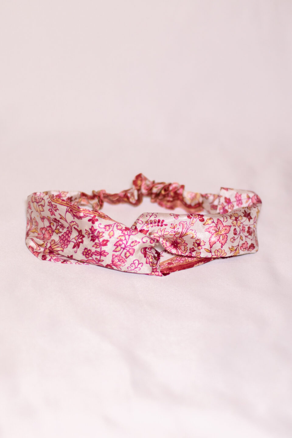 Summer Upcycled Sari Knot Headband #11