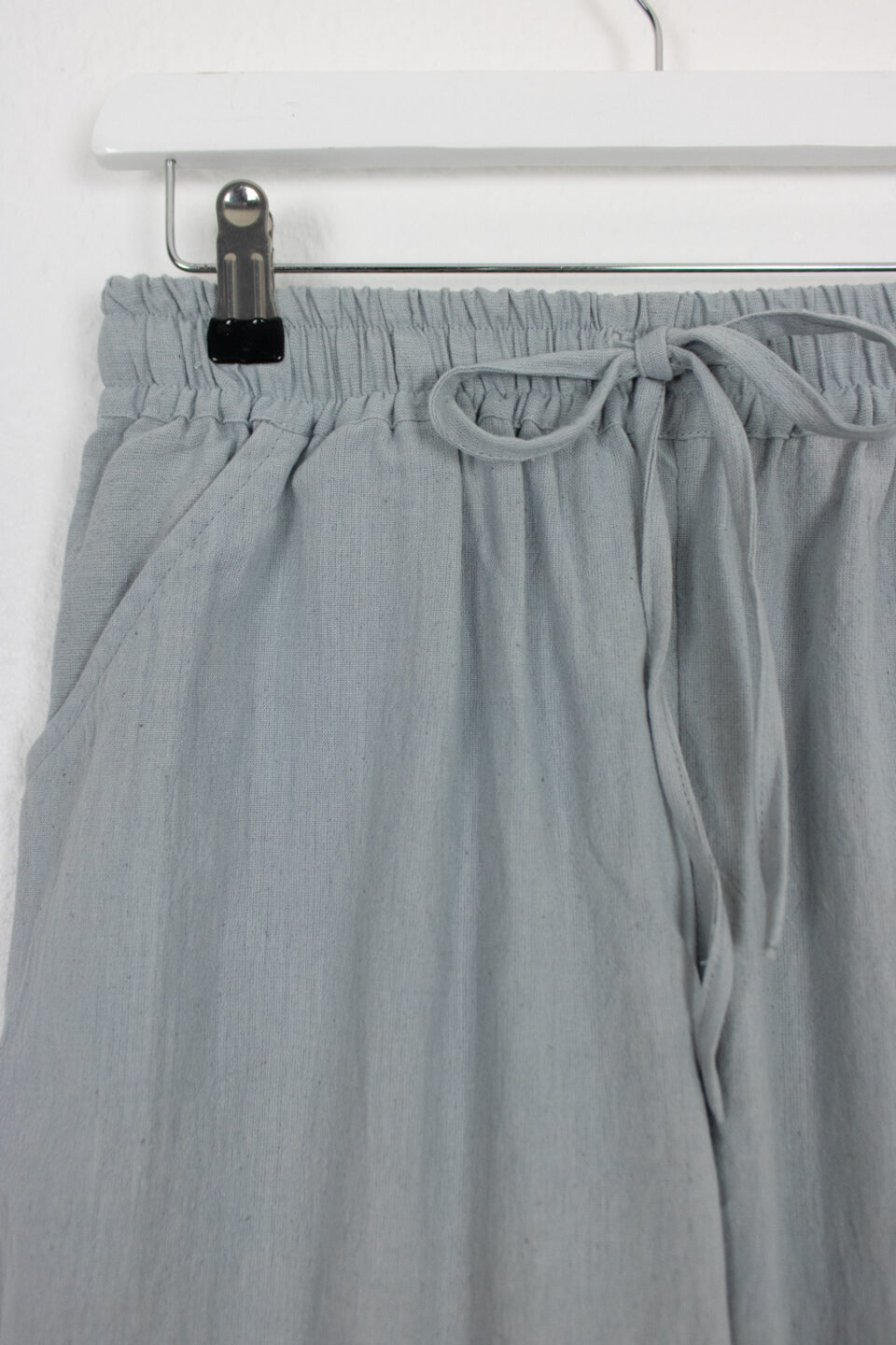 Naturally Dyed Hemp Trouser - Indigo Light