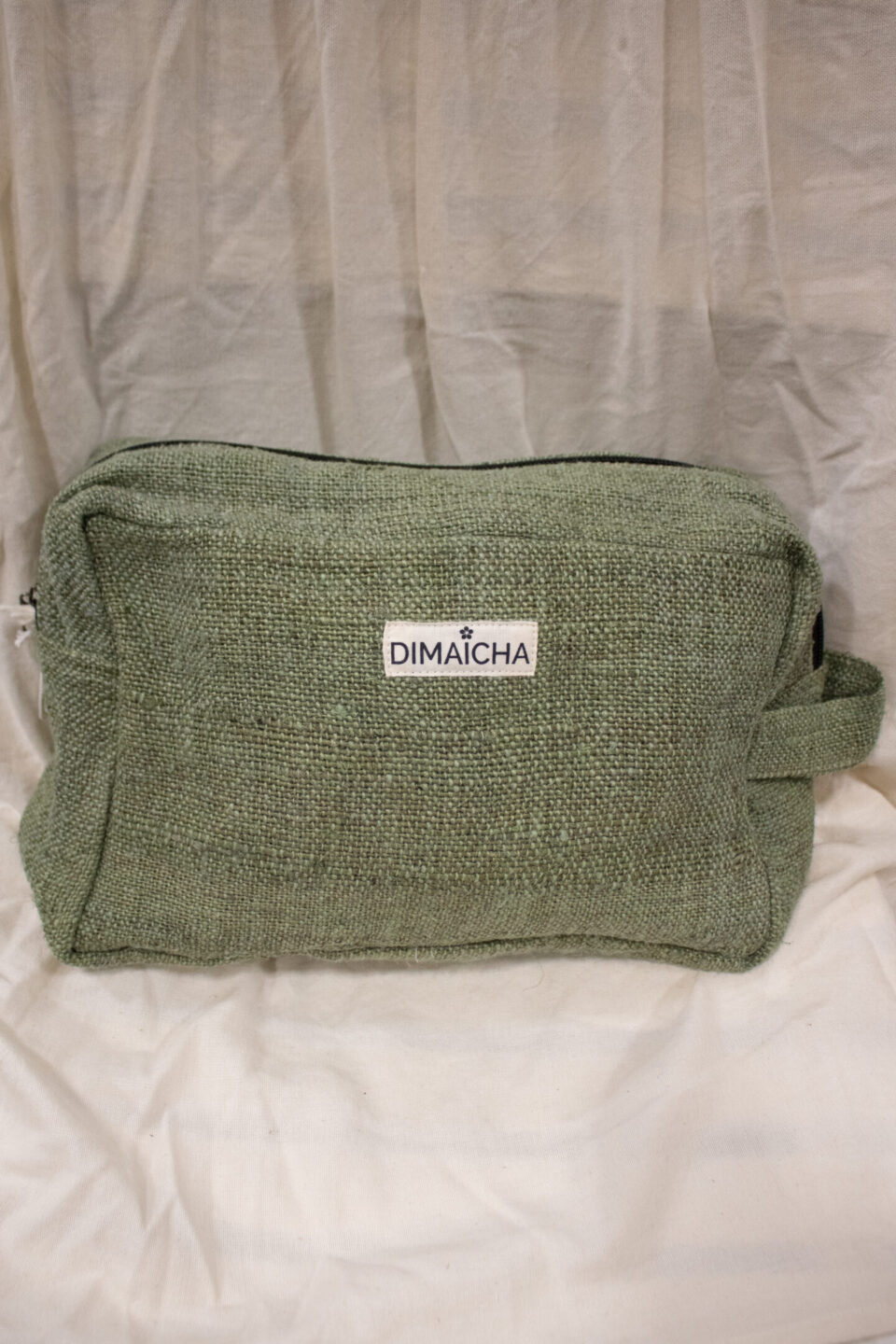 100% Raw Hemp Travel Pouch - Pomegranate